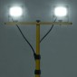 vidaXL Προβολέας LED με Τρίποδο Ψυχρό Λευκό 2 x 30 W