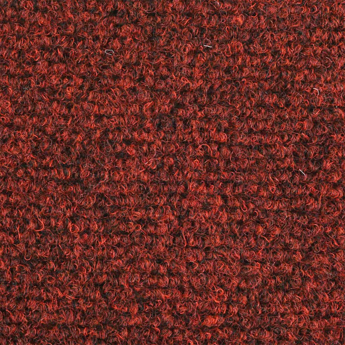 vidaXL Πατάκια Σκάλας Αυτοκόλ. 10 τεμ. Κόκκινο 65x21x4 εκ Βελονιασμένα