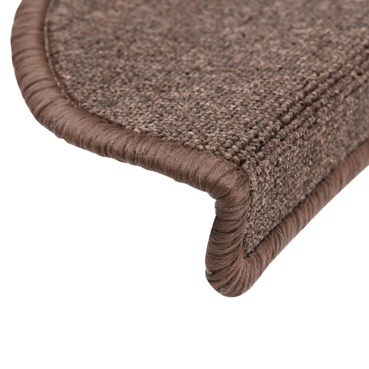vidaXL Πατάκια Σκάλας 10 τεμ. Coffee Brown 56x17x3 εκ.