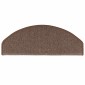 vidaXL Πατάκια Σκάλας 10 τεμ. Coffee Brown 65x24x4 εκ.
