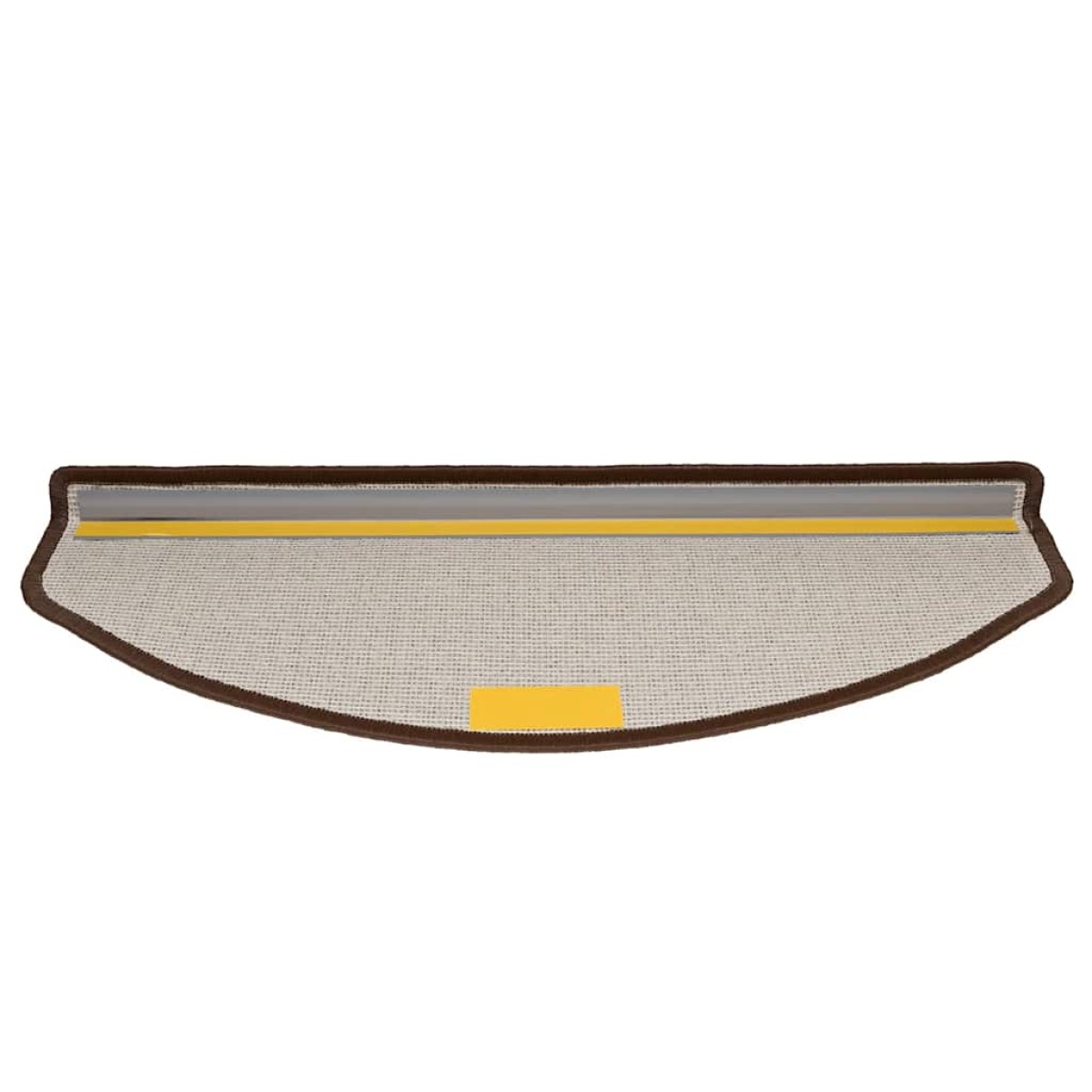 vidaXL Πατάκια Σκάλας 10 τεμ. Coffee Brown 65x24x4 εκ.