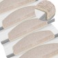 vidaXL Πατάκια Σκάλας 10 τεμ. Taupe 65x24x4 εκ.