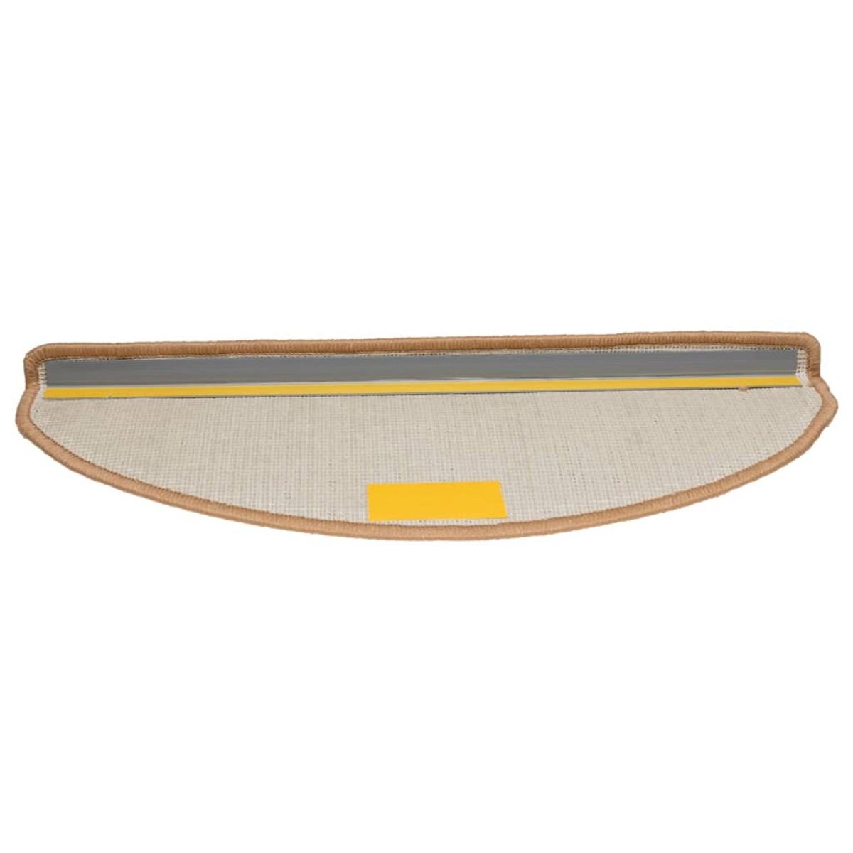 vidaXL Πατάκια Σκάλας 10 τεμ. Μπεζ 65 x 21 x 4 εκ.