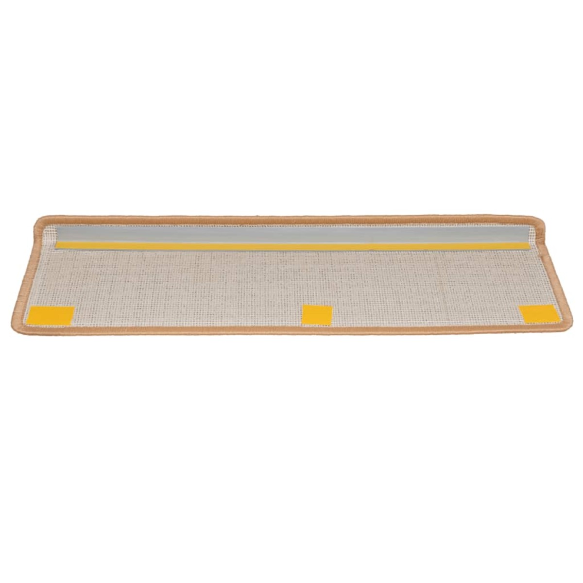 vidaXL Πατάκια Σκάλας 10 τεμ. Μπεζ 65 x 21 x 4 εκ.