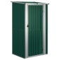 vidaXL Αποθήκη Κήπου Πράσινη 118,5x97x209,5 εκ. Γαλβανισμένο Ατσάλι