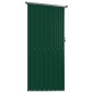 vidaXL Αποθήκη Κήπου Πράσινη 118,5x97x209,5 εκ. Γαλβανισμένο Ατσάλι