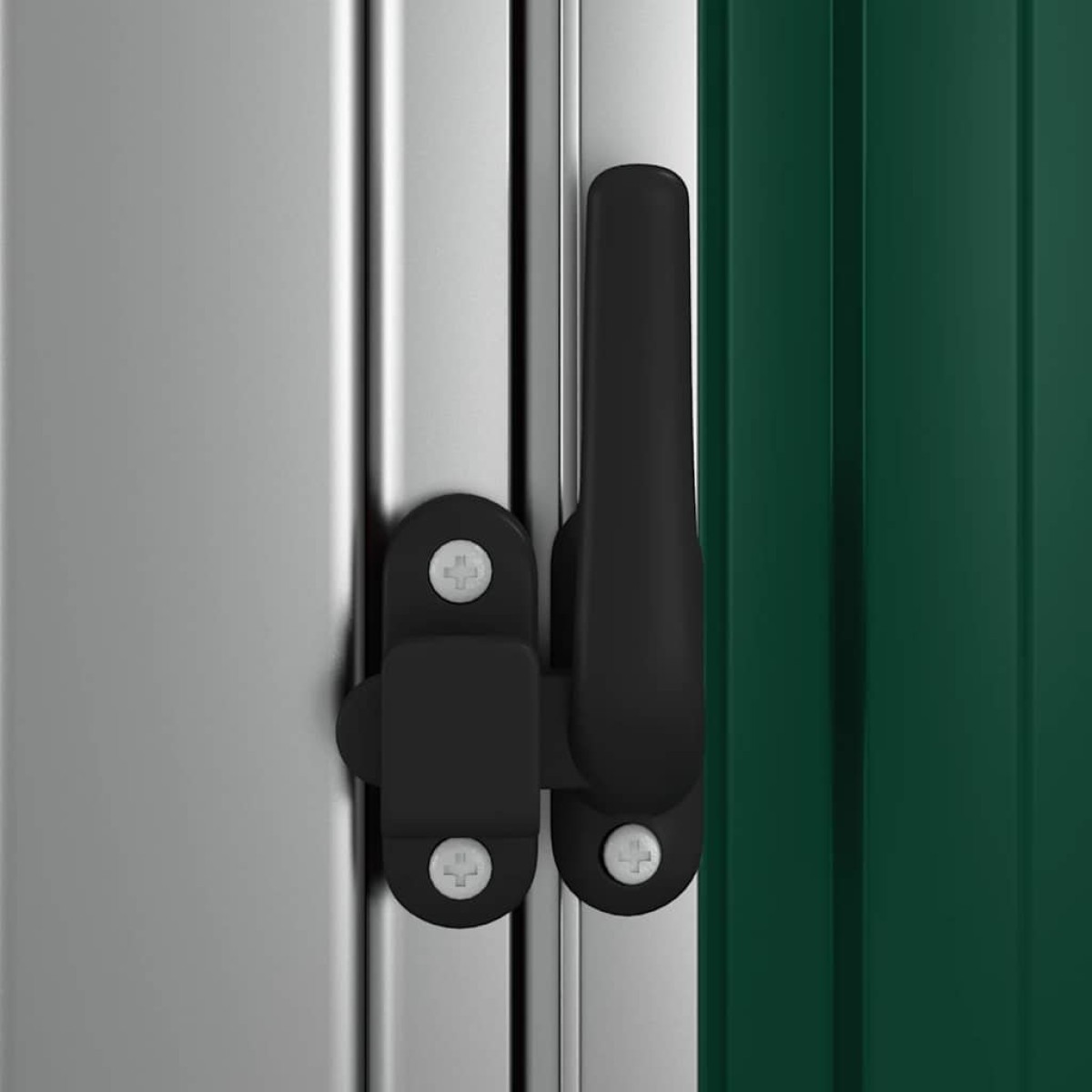 vidaXL Αποθήκη Κήπου Πράσινη 118,5x97x209,5 εκ. Γαλβανισμένο Ατσάλι