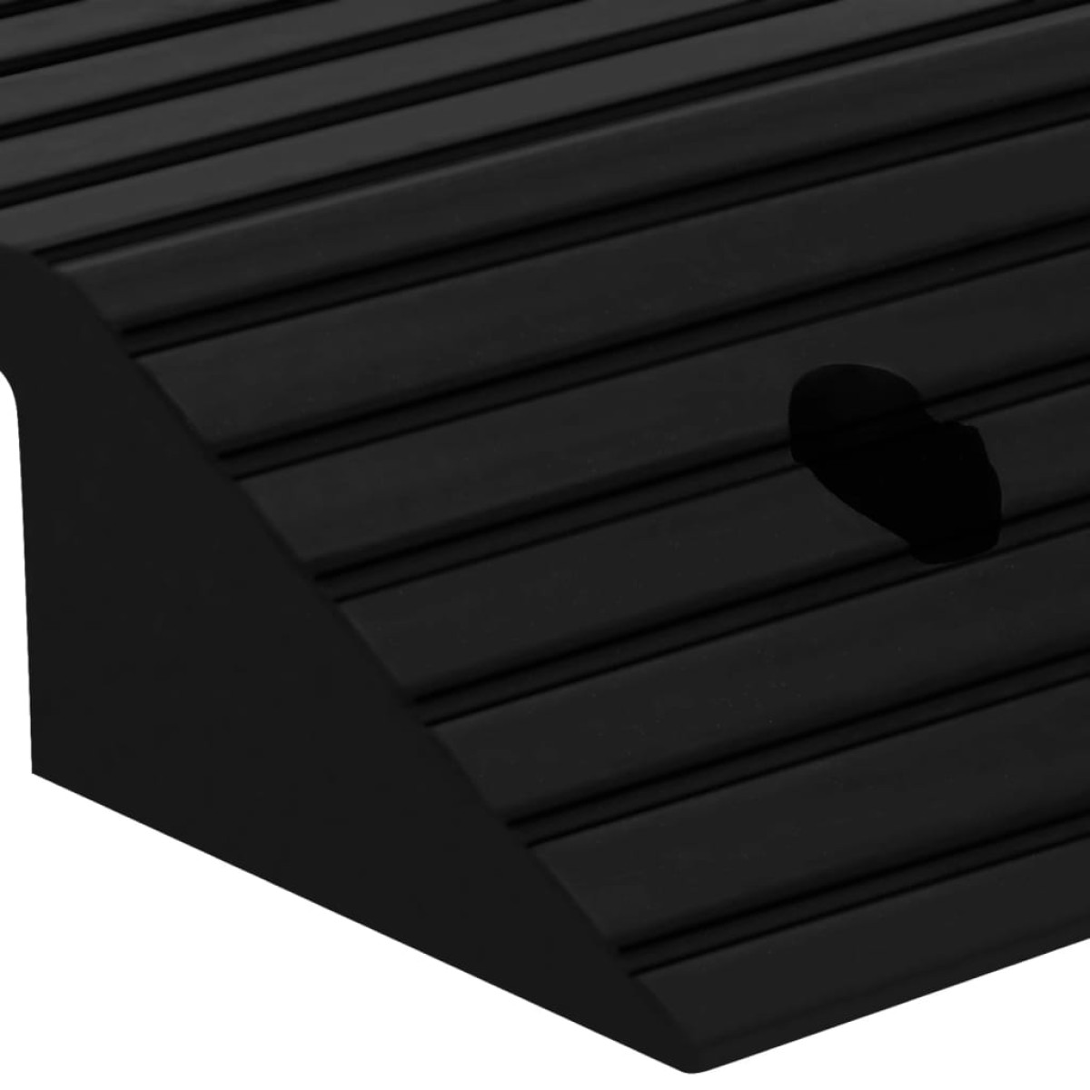vidaXL Γεφυρωτή Ράμπα Πεζοδρομίου/Πόρτας 80 x 40 x 8 εκ. από Καουτσούκ