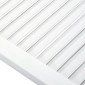 vidaXL Πορτάκια με Περσίδες 4 Τεμ. Λευκά 69x49,4εκ Μασίφ Ξύλο Πεύκου
