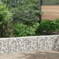 vidaXL Συρματοκιβώτια-Γλάστρες Υπερυψ. 3 τεμ. 30x30x50εκ. Σιδερένιες