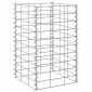 vidaXL Συρματοκιβώτια-Γλάστρες Υπερυψ. 3 τεμ. 30x30x50εκ. Σιδερένιες