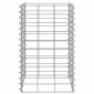 vidaXL Συρματοκιβώτια-Γλάστρες Υπερυψ. 3 τεμ. 30x30x50εκ. Σιδερένιες
