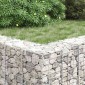 vidaXL Συρματοκιβώτια-Γλάστρες Υπερυψ. 3 τεμ. 30x30x100εκ. Σιδερένιες