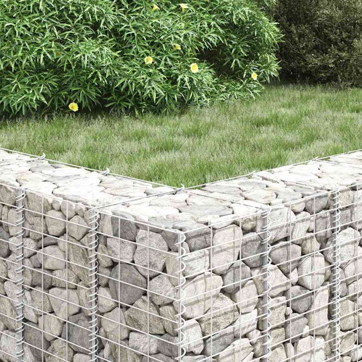 vidaXL Συρματοκιβώτια-Γλάστρες Υπ. 4τεμ 30x30x50/100/150/200εκ Σιδερ.