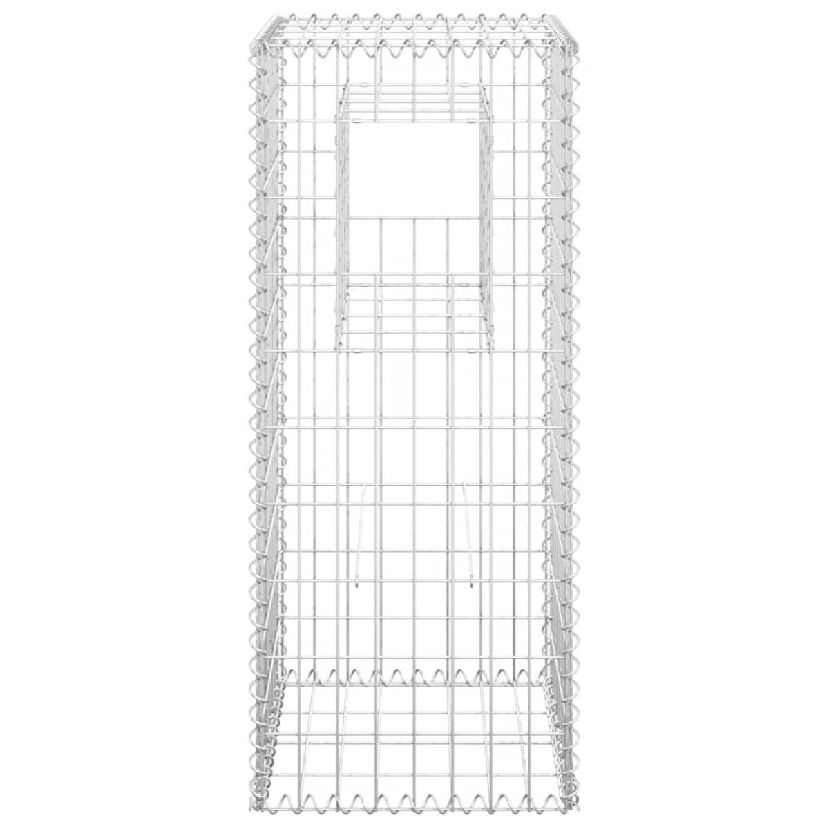 vidaXL Συρματοκιβώτιο Στύλος 40 x 40 x 100 εκ. Σιδερένιο