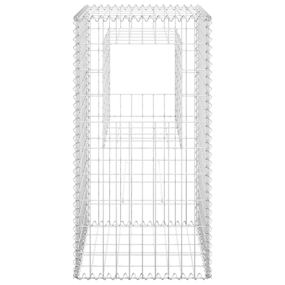 vidaXL  Συρματοκιβώτιο Στύλος 50 x 50 x 100 εκ. Σιδερένιο