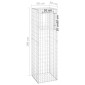 vidaXL Συρματοκιβώτια Στύλοι 2 τεμ. 50 x 50 x 180 εκ. Σιδερένιοι