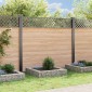 vidaXL Συρματοκιβώτιο-Γλάστρα Υπερυψωμένη 100x100x20 εκ. Γαλβ. Χάλυβας