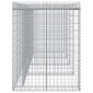 vidaXL Συρματοκιβώτιο Τοίχου Κάδου Απορ. 350x91x120 εκ Γαλβαν. Σίδηρος