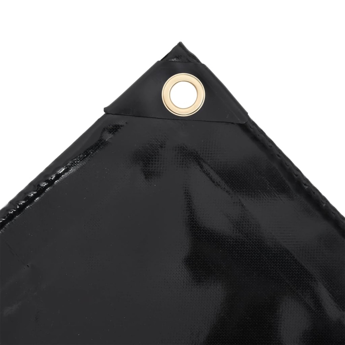 vidaXL Μουσαμάς Μαύρος 650 γρ./μ.² 1,5 x 20 μ.