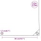 vidaXL Μουσαμάς Μαύρος 650 γρ./μ.² 3,5 x 2,5 μ.