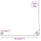 vidaXL Μουσαμάς Μαύρος 650 γρ./μ.² 3,5 x 5 μ.