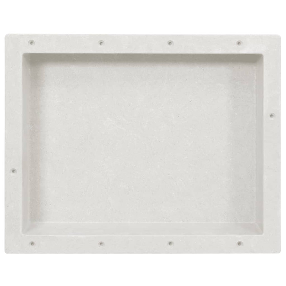 vidaXL Ράφι Ντουζιέρας Λευκό Ματ 41 x 51 x 10 εκ.