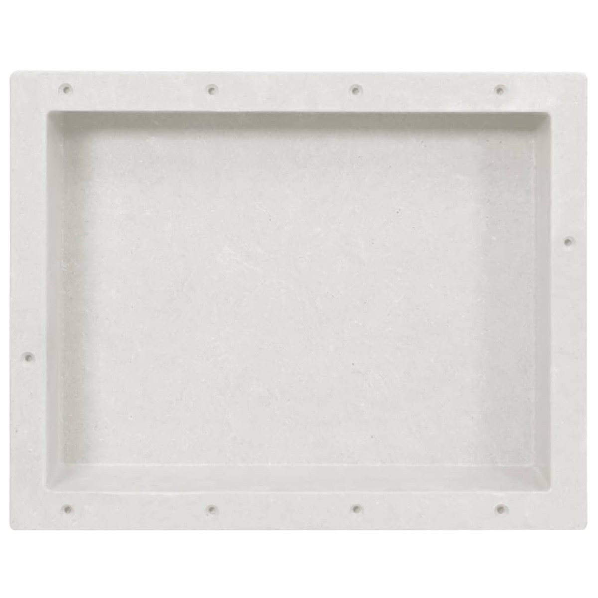 vidaXL Ράφι Ντουζιέρας Λευκό Ματ 41 x 51 x 10 εκ.