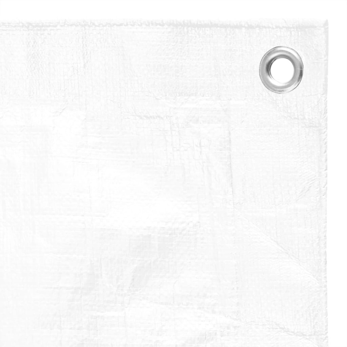 vidaXL Μουσαμάς Λευκός 180 γρ./μ.² 3x3 μ. από HDPE