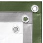 vidaXL Μουσαμάς Λευκός 260 γρ./μ.² 6x6 μ. από HDPE