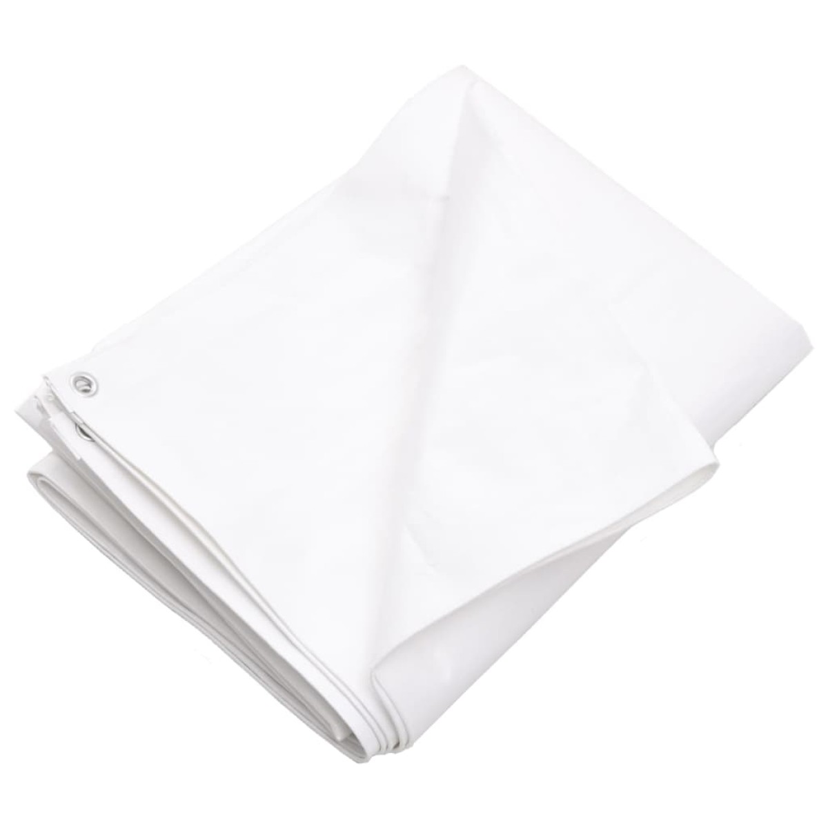 vidaXL Μουσαμάς Λευκός 260 γρ./μ.² 6x8 μ. από HDPE
