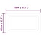 vidaXL Καθρέφτης Μπάνιου με LED 70x40 εκ.