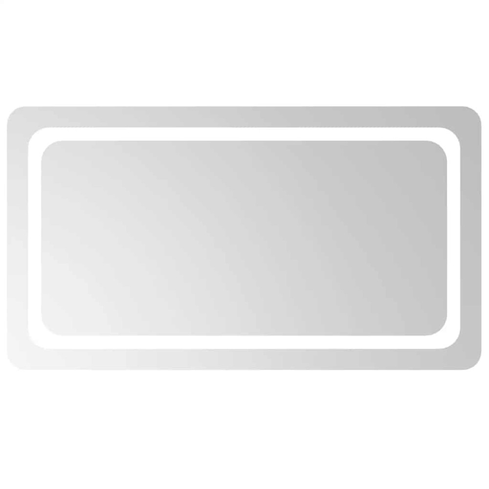 vidaXL Καθρέφτης Μπάνιου με LED 90x50 εκ.