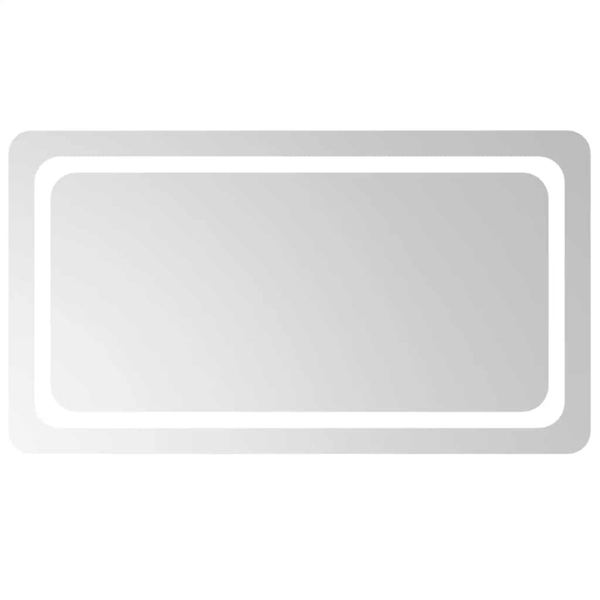 vidaXL Καθρέφτης Μπάνιου με LED 90x50 εκ.