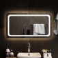 vidaXL Καθρέφτης Μπάνιου με LED 90x50 εκ.