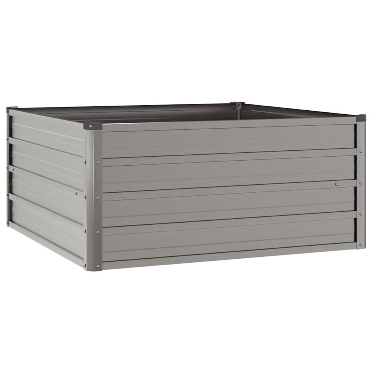 vidaXL Ζαρντινιέρα Σκουριασμένο 100x100x45 εκ. Ατσάλι Σκληρυθέν Αέρα