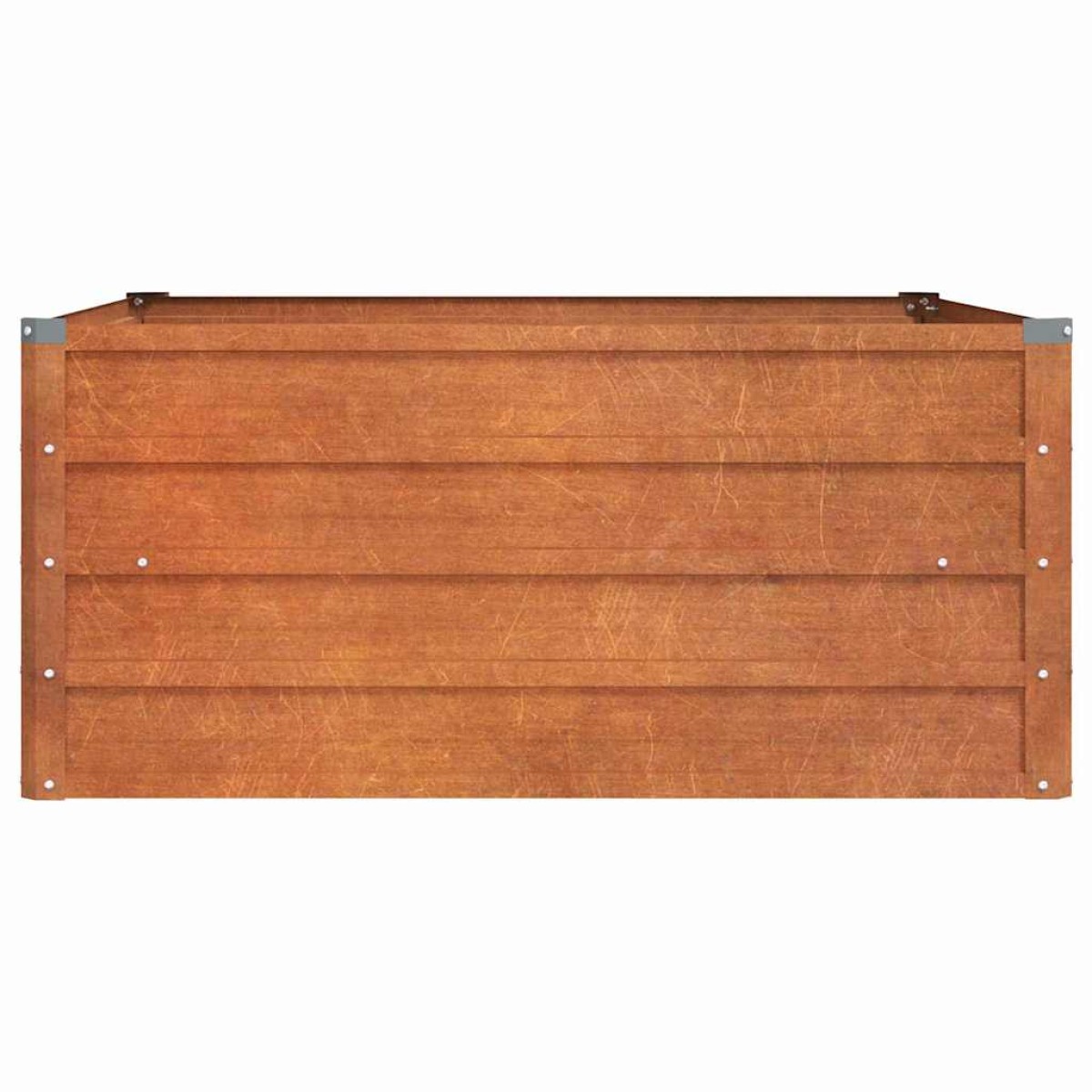 vidaXL Ζαρντινιέρα Σκουριασμένο 100x100x45 εκ. Ατσάλι Σκληρυθέν Αέρα