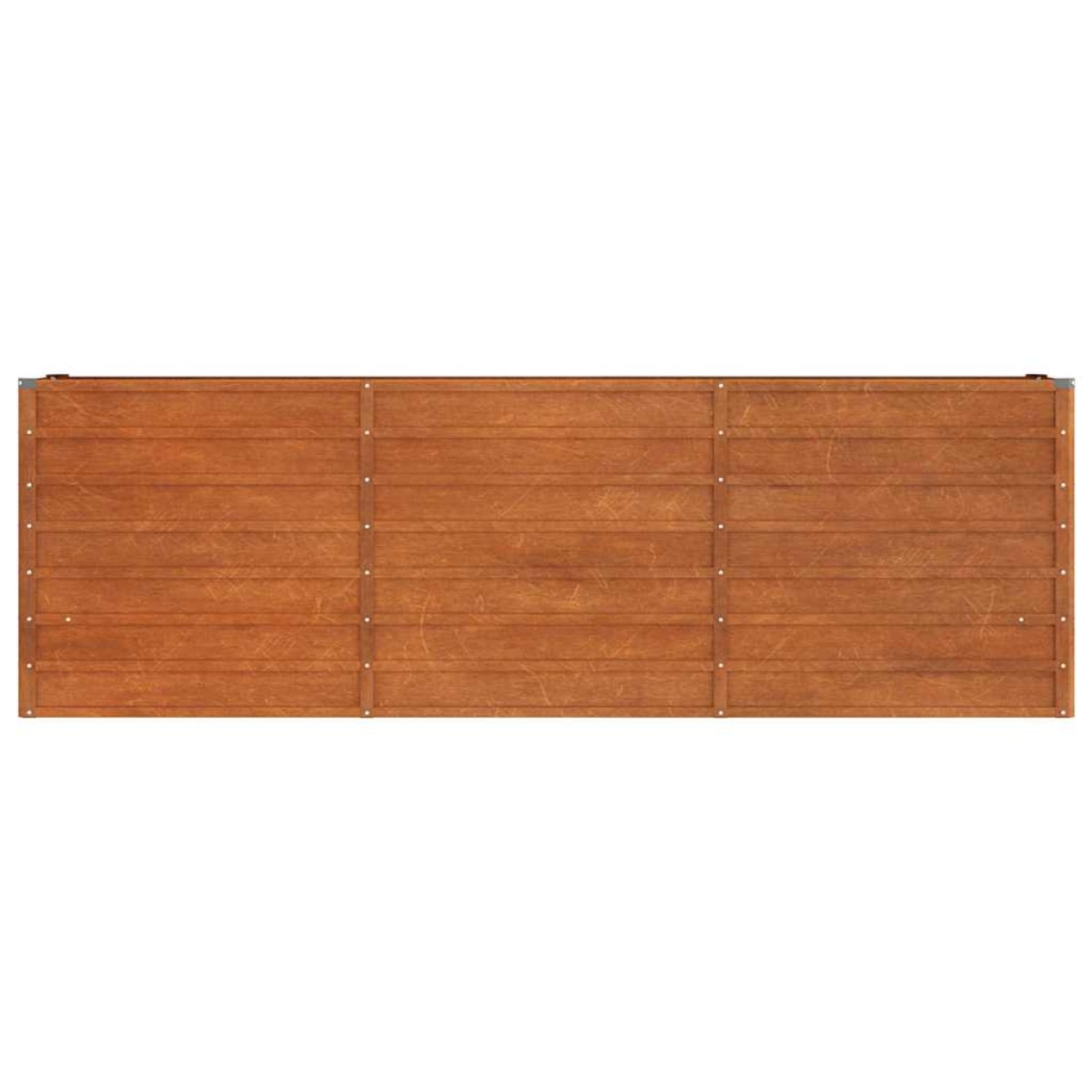 vidaXL Ζαρντινιέρα Σκουριασμένο 240x40x77 εκ. Ατσάλι Σκληρυθέν Αέρα