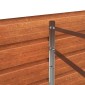 vidaXL Ζαρντινιέρα Σκουριασμένο 160x80x45 εκ. Ατσάλι Σκληρυθέν Αέρα
