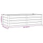 vidaXL Ζαρντινιέρα Σκουριασμένο 160x80x45 εκ. Ατσάλι Σκληρυθέν Αέρα