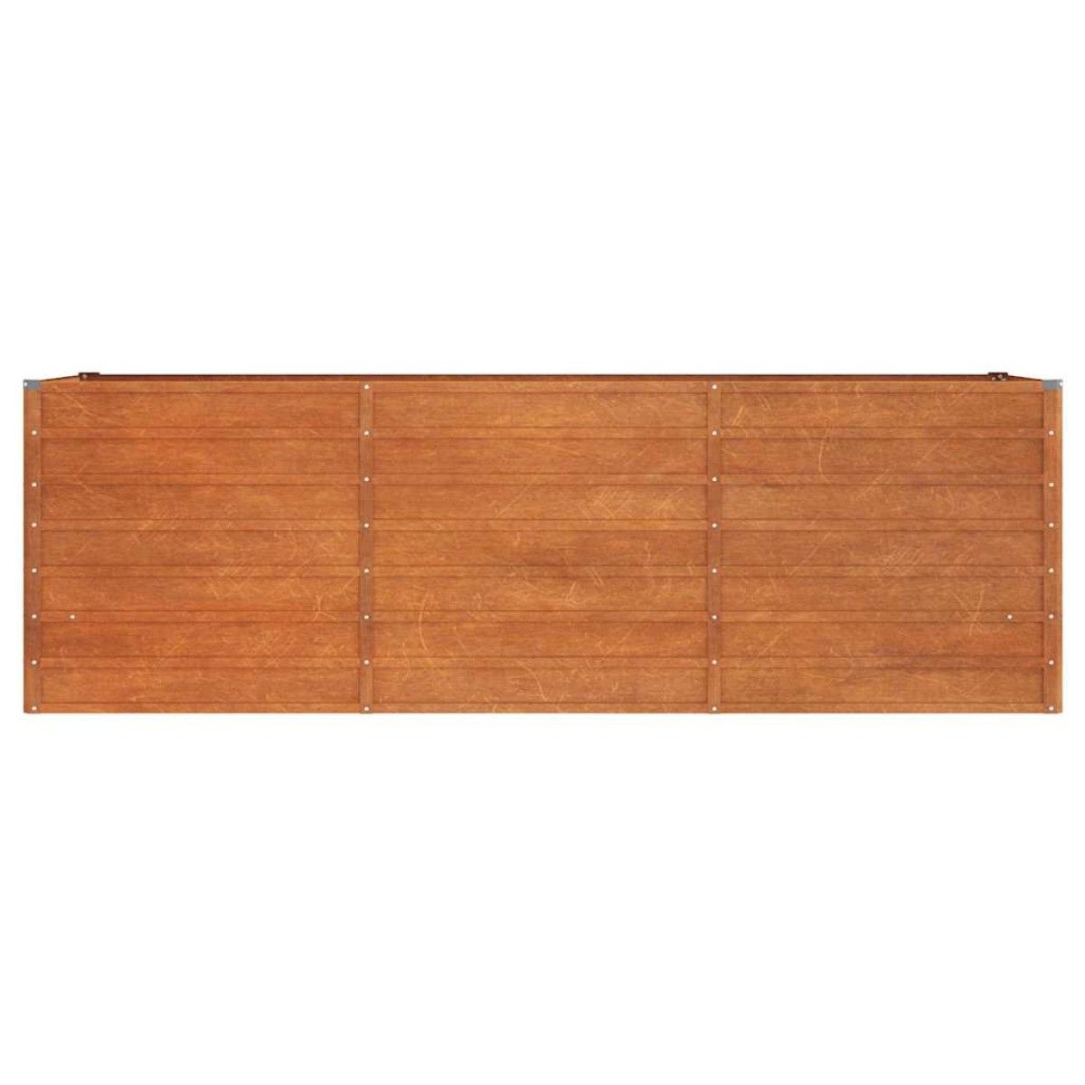 vidaXL Ζαρντινιέρα Σκουριασμένο 240x80x77 εκ. Ατσάλι Σκληρυθέν Αέρα