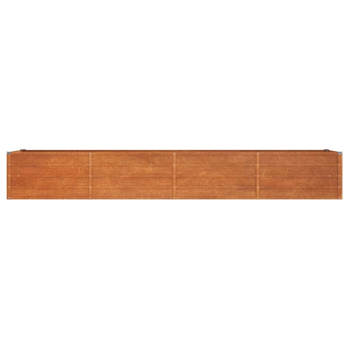 vidaXL Ζαρντινιέρα Σκουριασμένο 320x80x45 εκ. Ατσάλι Σκληρυθέν Αέρα