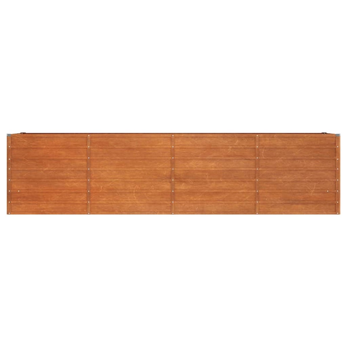 vidaXL Ζαρντινιέρα Σκουριασμένο 320x80x77 εκ. Ατσάλι Σκληρυθέν Αέρα