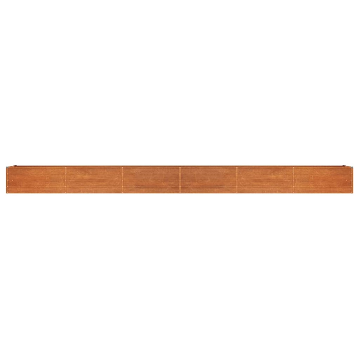 vidaXL Ζαρντινιέρα Σκουριασμένο 600x80x45 εκ. Ατσάλι Σκληρυθέν Αέρα