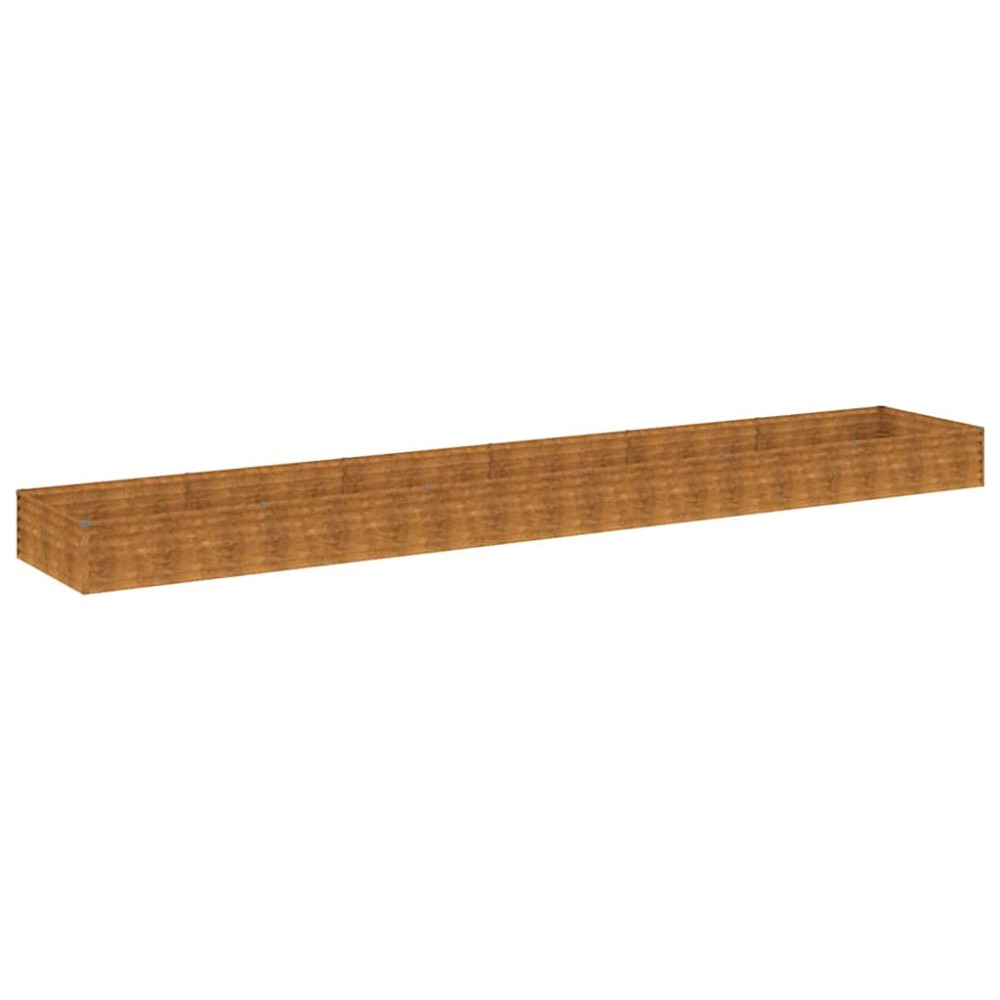 vidaXL Ζαρντινιέρα 579 x 100 x 36 εκ. από Ατσάλι Σκληρυθέν στον Αέρα