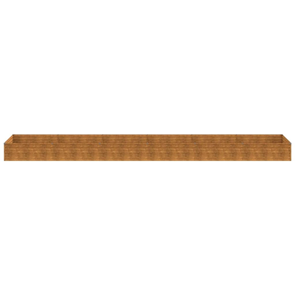 vidaXL Ζαρντινιέρα 579 x 100 x 36 εκ. από Ατσάλι Σκληρυθέν στον Αέρα