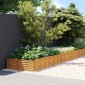 vidaXL Ζαρντινιέρα 579 x 100 x 36 εκ. από Ατσάλι Σκληρυθέν στον Αέρα
