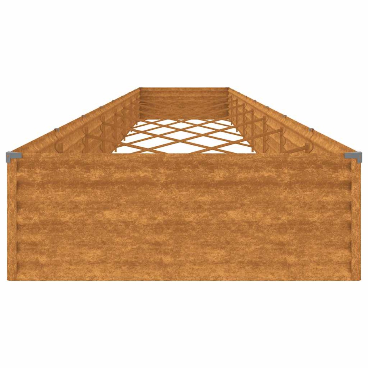 vidaXL Ζαρντινιέρα 770 x 100 x 36 εκ. από Ατσάλι Σκληρυθέν στον Αέρα