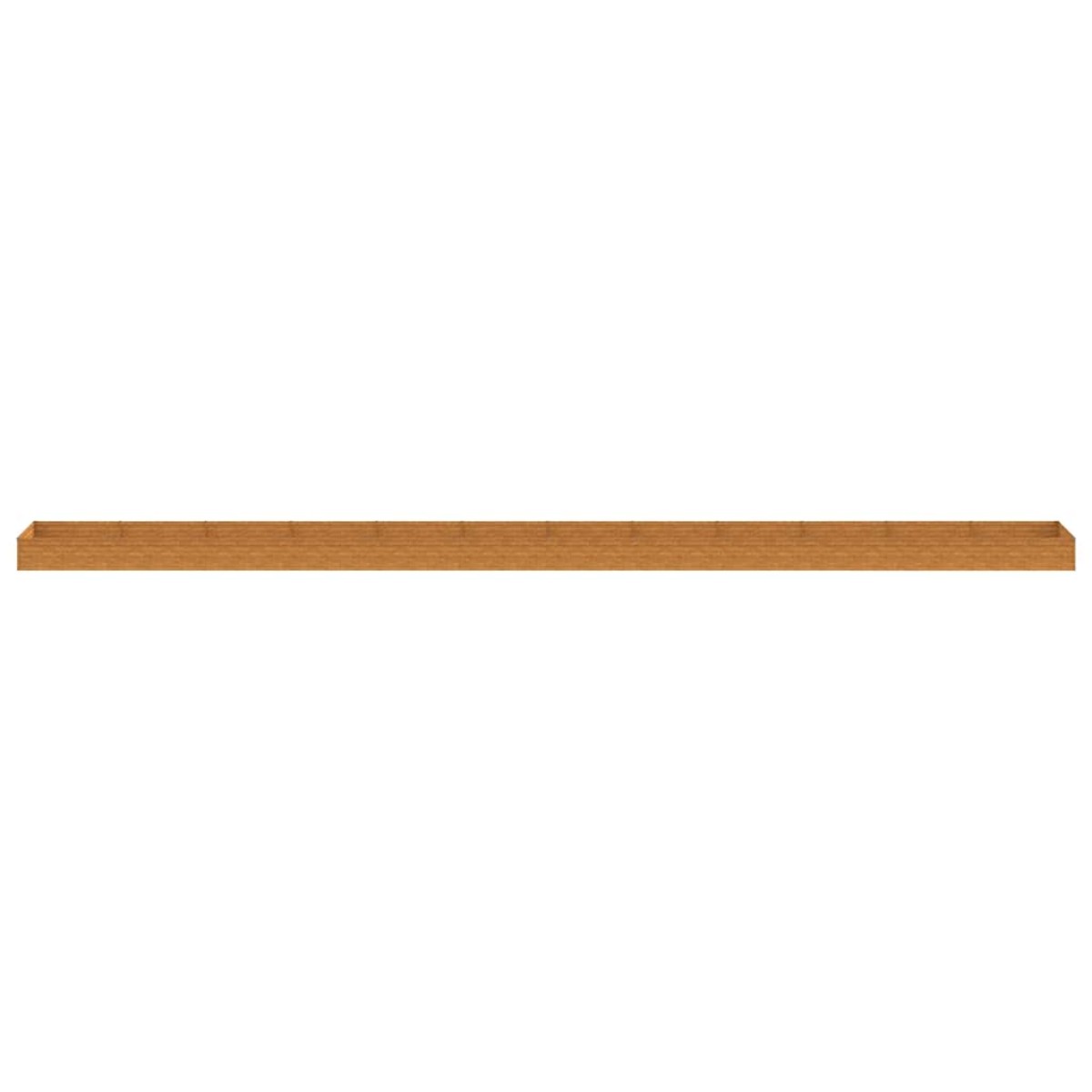 vidaXL Ζαρντινιέρα 1150 x 100 x 36 εκ. από Ατσάλι Σκληρυθέν στον Αέρα