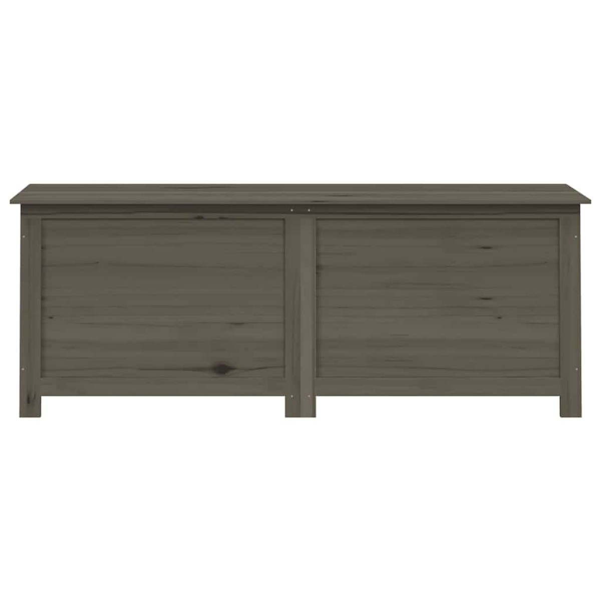vidaXL Κουτί Μαξιλαριών Εξ. Χώρου Ανθρακί 150x50x56 εκ. Μασίφ Ελάτη
